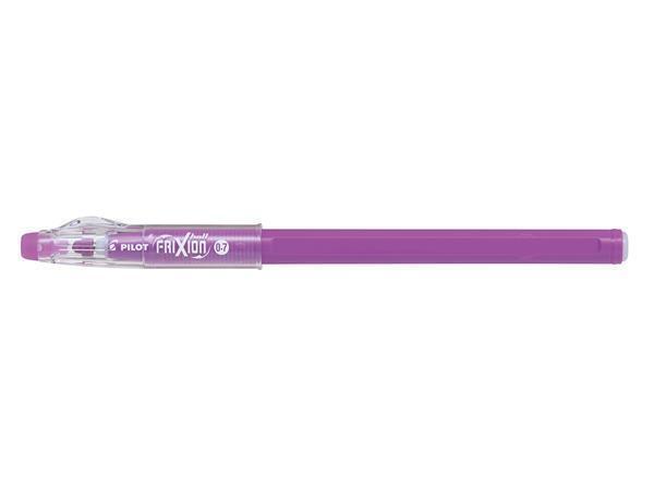 Roller "Frixion Ball Stick", fialová, 0,35 mm, s víčkem, PILOT BL-LFP7-F12-V