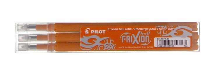 Náplň do rolleru "Frixion", oranžová, 0,35mm, vymazatelná, PILOT