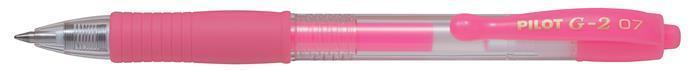 Gelové pero "G-2 Neon", růžová, 0,37mm, PILOT