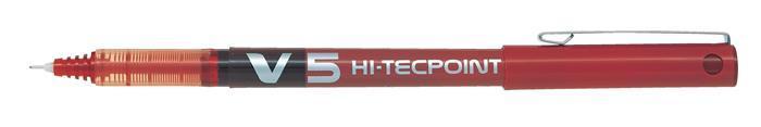Roller s tekutým inkoustem "Hi-Tecpoint V5", červená, 0,3 mm, PILOT