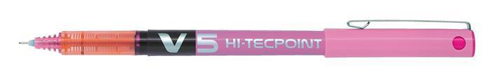 Roller s tekutým inkoustem "Hi-Tecpoint V5", růžová, 0,3 mm, PILOT