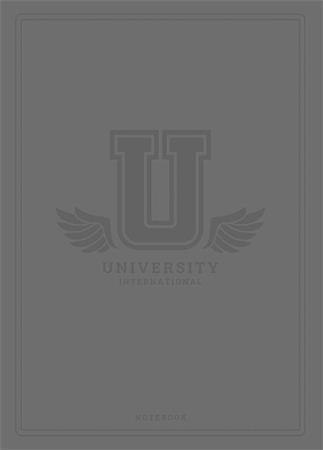 Sešit "University International", mix motivů, A5, čtverečkovaný, 60 listů, SHKOLYARYK A5-060-5407K