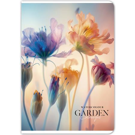Sešit "Garden", mix, čtverečkovaný, A4, 80 listů, SHKOLYARYK A4-080-5223K