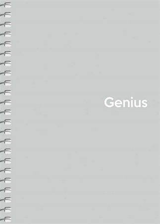 Spirálový sešit "Genius Pastel", mix motivů, čtverečkovaný, A6, 80 listů, PP desky, SHKOLYARYK A6-08