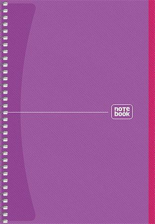 Spirálový sešit "Notebook", mix, A5, čtverečkovaný, 80 listů, SHKOLYARYK
