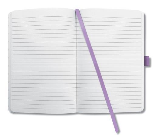 Exkluzivní zápisník "Jolie", fialová, A5, linkovaný, 87 listů, tvrdé desky, SIGEL JN111
