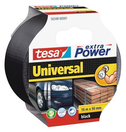 Textilní páska "extra Power 56348", černá, 50 mm x 10 m, univerzální, TESA