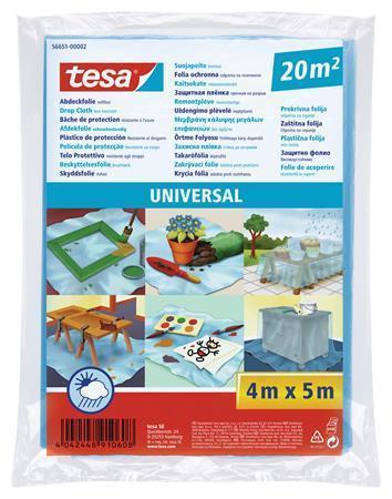Zakrývací fólie "Universal 56651", 5 m x 4 m, TESA