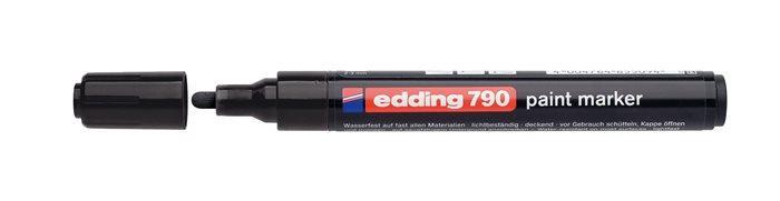 Lakový popisovač "790", černá, 2-3mm, EDDING