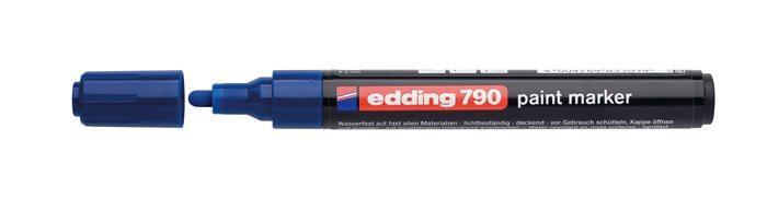 Lakový popisovač "790", modrá, 2-3mm, EDDING