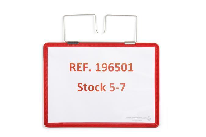 Kapsa na dokumenty k paletám, červená, zesílená, A5, na šířku, DJOIS TF165243