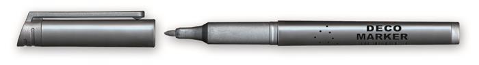 Dekorační popisovač "M850", stříbrná, 1 mm, kuželový hrot, GRANIT