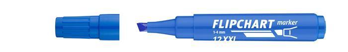 Popisovač na flipchart "Artip 12 XXL", modrá, 1-4mm, klínový hrot, ICO