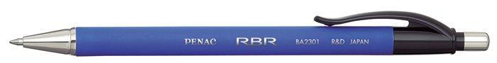 Kuličkové pero "RBR", modrá, 0,7mm, stiskací mechanismus, PENAC