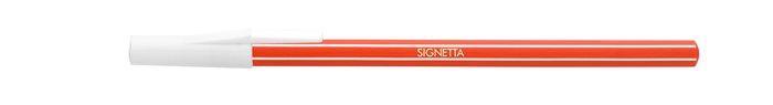 Kuličkové pero "Signetta", červená, 0,7mm, s uzávěrem, ICO
