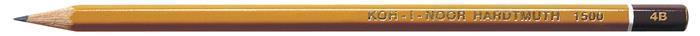 Grafitová tužka "1500", 4B, šestihranná, 12ks, KOH-I-NOOR