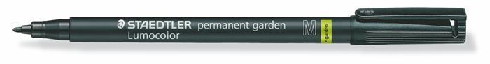 Permanentní popisovač "Lumocolor Garden", černá, M, kuželovitý, STAEDTLER