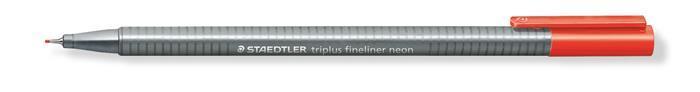 Liner "Triplus 334", neon červená, 0,3 mm, STAEDTLER