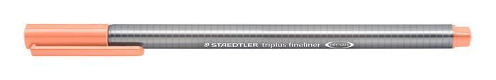 Liner "Triplus 334", lososová, 0,3mm, STAEDTLER