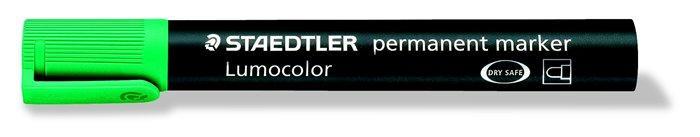 Permanentní popisovač "Lumocolor 352", zelená, 2 mm, kuželový hrot, STAEDTLER