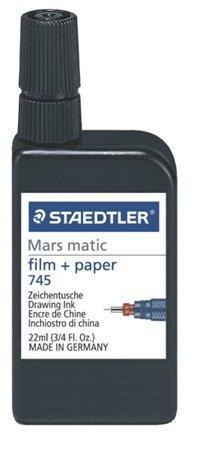 Technická tuš "Mars Matic", černá, 22ml, STAEDTLER