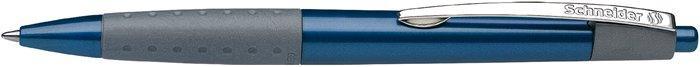 Kuličkové pero "Loox", modrá, 0,5mm, stiskací mechanismus, SCHNEIDER