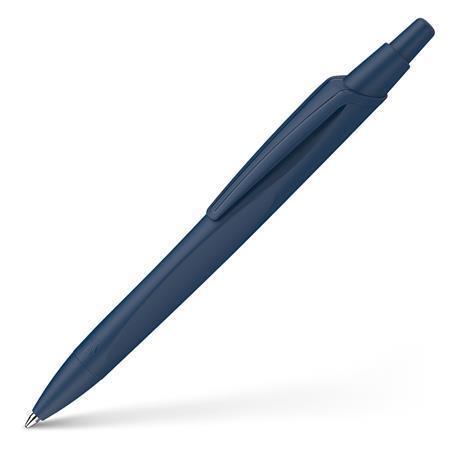 Kuličkové pero "Reco", modré, 0,5 mm, stlačovací mechanismus, tmavě modrá barva těla, SCHNEIDER 1318