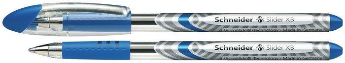 Kuličkové pero "Slider XB", modrá, 0,7mm, s uzávěrem, SCHNEIDER