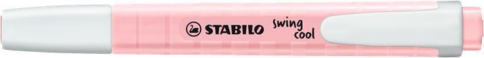Zvýrazňovač "Swing Cool", pastelová růžová, 1-4 mm, STABILO