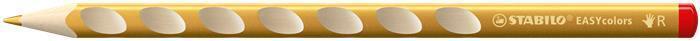 Barevná pastelka "Easycolours", zlatá, trojhranná, pro praváky, STABILO 332/810