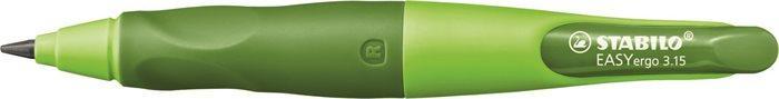 Mechanická tužka "EasyErgo Start", zelená, 3,15 mm, pro praváky, STABILO 