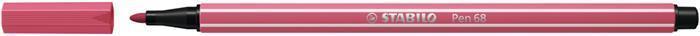 Fix "Pen 68", jahodová červená , 1 mm, STABILO 68/49