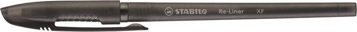 Kuličkové pero "Re-Liner", černá, 0,35 mm, s uzávěrem, STABILO 