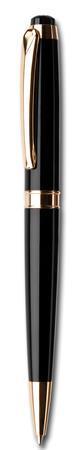 Kuličkové pero "Royal", černá, bílý krystal SWAROVSKI®, 14 cm, ART CRYSTELLA® 1805XGF309