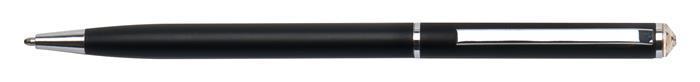 Kuličkové pero "SWS SLIM", černá, zlatý krystal SWAROVSKI®, 13 cm ART CRYSTELLA® 1805XGS539