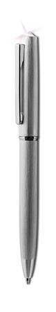 Kuličkové pero "Oslo", stříbrná, bílý krystal SWAROVSKI®, 13 cm, ART CRYSTELLA® 1805XGO209