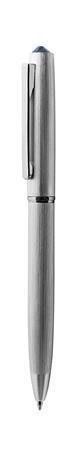 Kuličkové pero "Oslo", stříbrná, fialový krystal SWAROVSKI®, 13 cm, ART CRYSTELLA® 1805XGO212