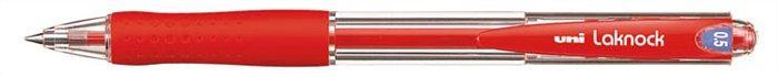 Kuličkové pero "SN-100", červená, 0,3 mm, stiskací mechanismus, UNI