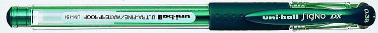 Gelové pero "UM-151", černá, 0,38mm, s uzávěrem, UNI