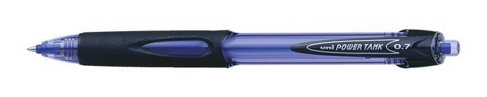 Kuličkové pero "SN-227", modrá, 0,3 mm, stiskací mechanismus, UNI