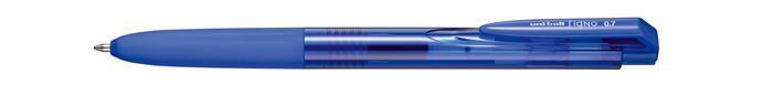 Gelové pero "UMN-155N", tmavě modrá, 0,35 mm, stiskací mechanismus, UNI