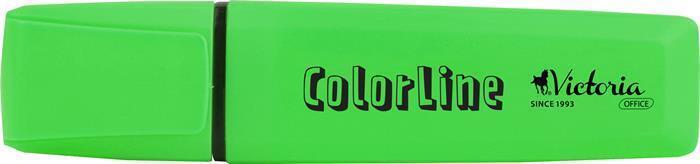 Zvýrazňovač  "ColorLine", zelená, 1-5mm, VICTORIA