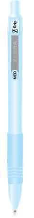 Kuličkové pero "Z-Grip Pastel", modrá, 0,27 mm, stiskací mechanismus, ZEBRA 91802