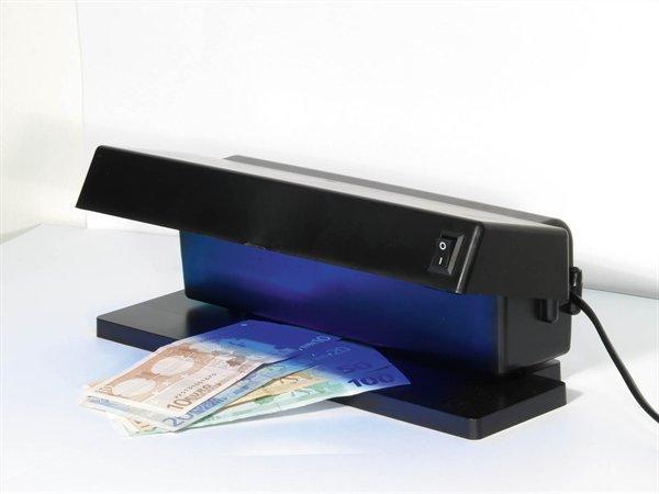 Tester pravosti bankovek, testování UV, 270x120x105 mm