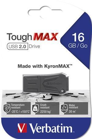 Disk "ToughMAX", černá, extra odolný, 16GB, USB 2.0, VERBATIM
