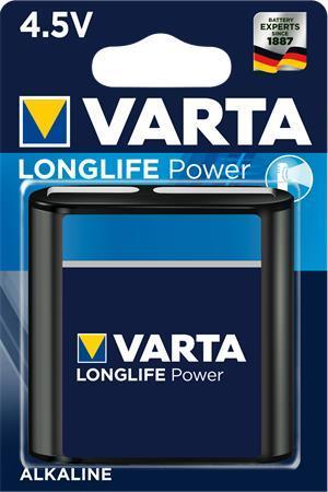 Baterie plochá 3LR12, 4,5 V, 1 ks v balení, VARTA "High Energy"