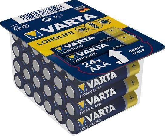 Baterie "Longlife", AAA, 24 ks, VARTA