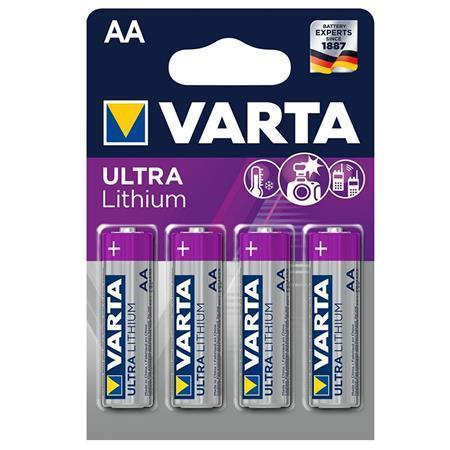 Baterie "Ultra Lithium", AA, 4 ks, VARTA