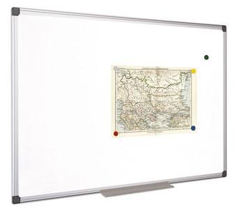 Bílá magnetická tabule, 90x120cm, hliníkový rám, VICTORIA