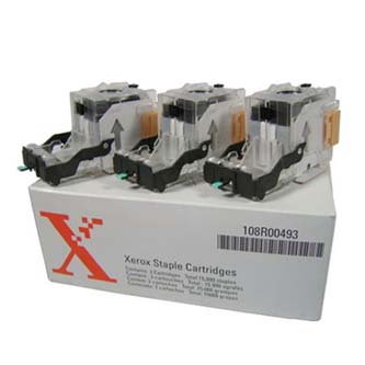 Xerox originální staple cartridge 108R00493, 3x5000str., Xerox WC Pro245,255,232, 238, WC5845,5855,5735,5135,M55